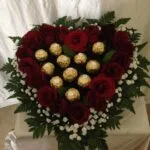 Hand Bouquet Mawar Merah