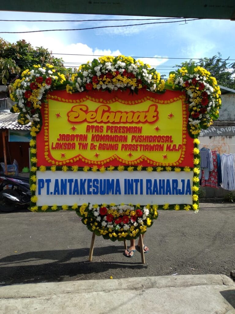 Bunga ucapan selamat menempuh hidup baru