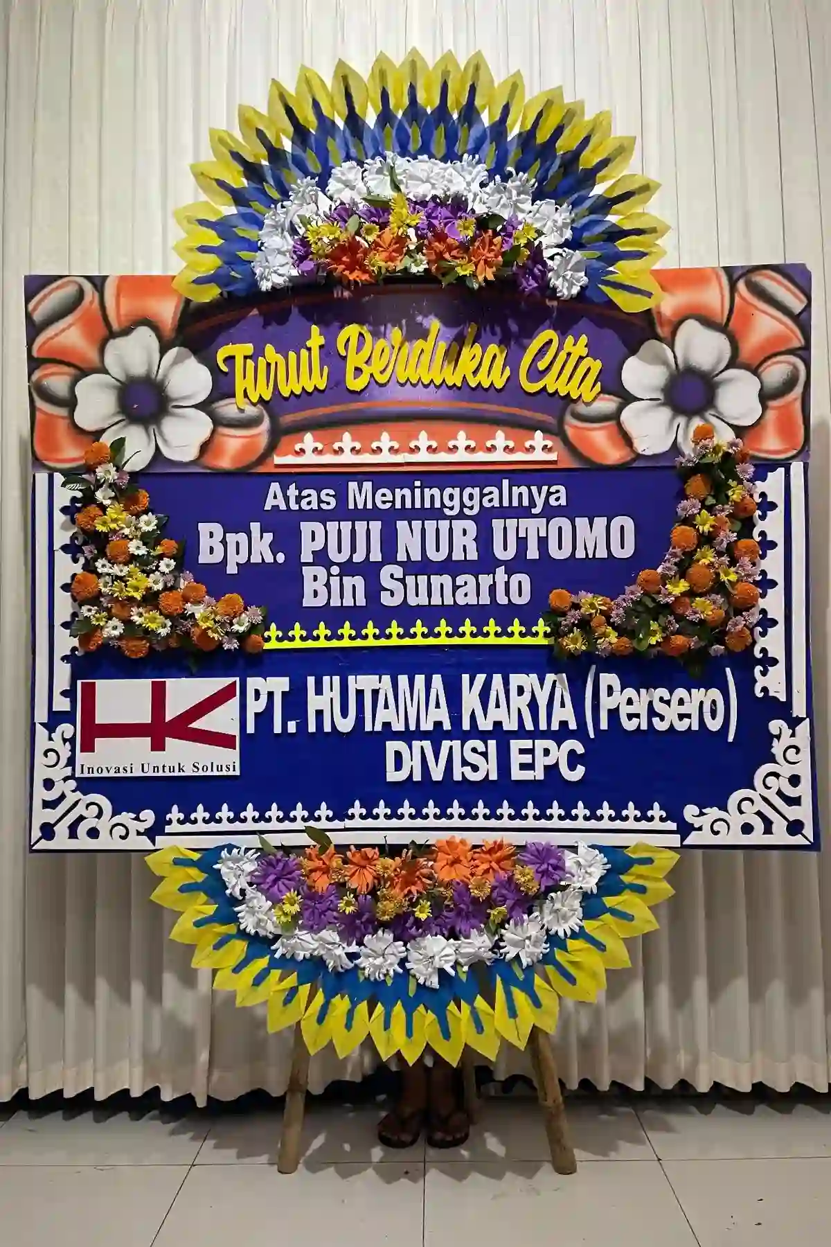 Toko Bunga Terbaik di Rumah Duka Tiong Hoa Ie wan Semarang Bunga Papan Duka Cita