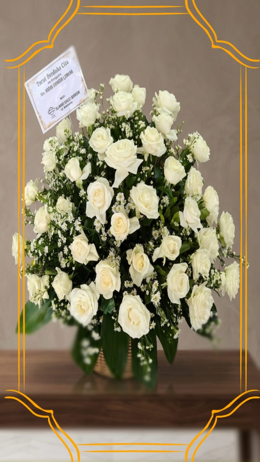 Rekomendasi Rangkaian Bunga Duka Cita yang Elegan dan Berkesan Bunga Meja Duka Cita