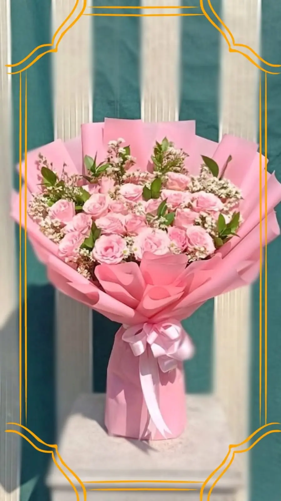 Buket Mawar Pink