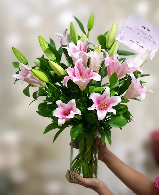 Toko Bunga Kelapa Gading Jakarta Utara Bunga Meja Lili elegance