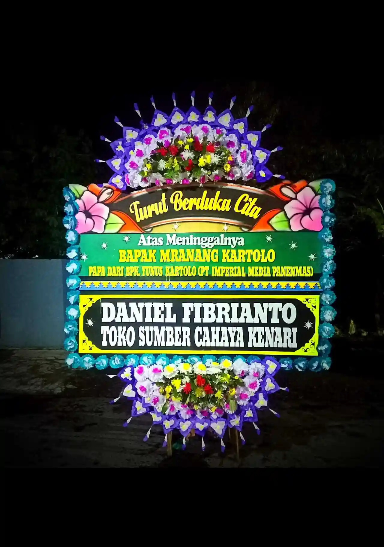 Bunga Papan Duka Cita Thiong Ting 1